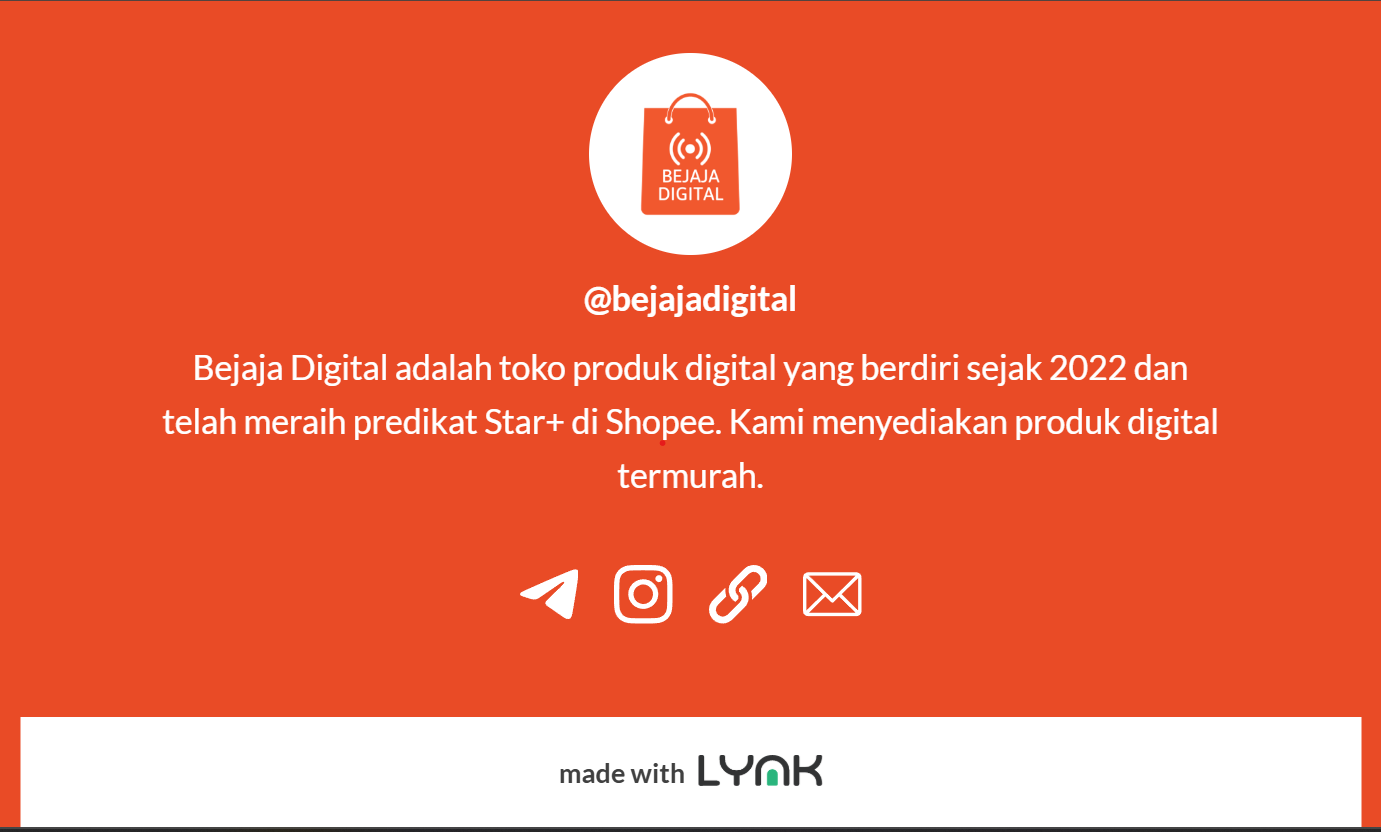 Belanja Digital Aman & Terpercaya? Cuma di Bejaja Digital Shopee & Lynk.id (Udah Ada Sejak 2022, Lho!)